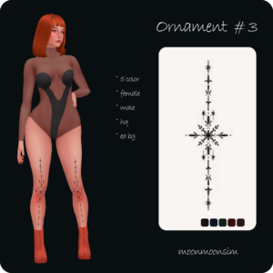 Tatouage ornemental 3