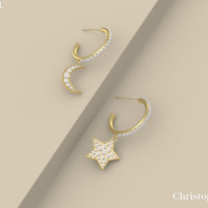Boucles d'oreilles solaires Version 1