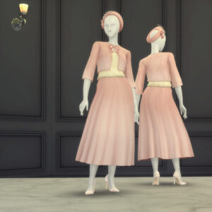 Dame de robe et de chapeau II
