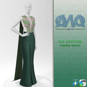 Oat Couture - Manita Gown (Robe de Miss Thaïlande 2022)
