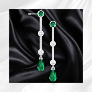 Boucles d'oreilles Rose Titanic