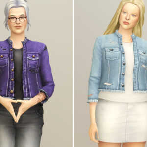 Veste en jean 2020 F I