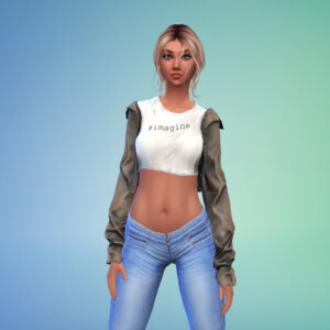 Blueberry - Veste en jean Candy