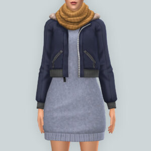 QICC - Robe-pull Nieva avec accessoires
