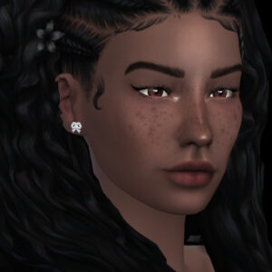 Boucles d'oreilles diamantées