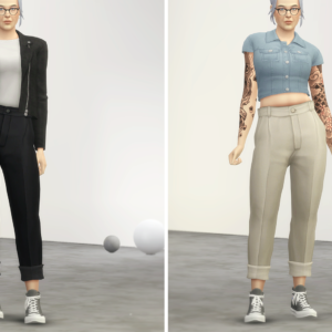 Relevez votre pantalon pour les femmes