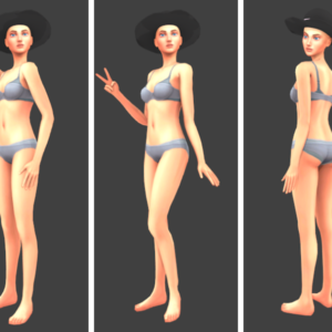 FatalRoseCreations Paquet de poses pour le chapeau de soleil
