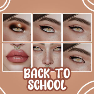 BACK TO SCHOOL ♡ une collection de maquillage par peachyfaerie