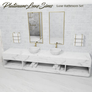 Ensemble de salle de bains de luxe