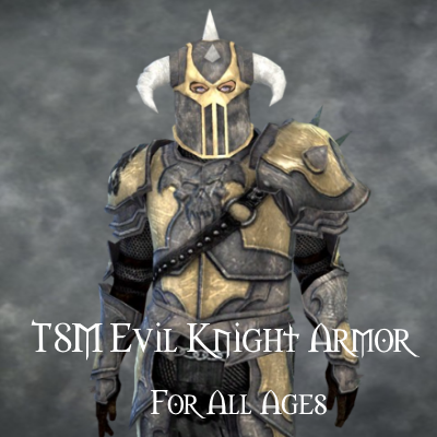 Armure de chevalier maléfique TSM pour tous les âges
