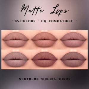 Lèvres mates N40