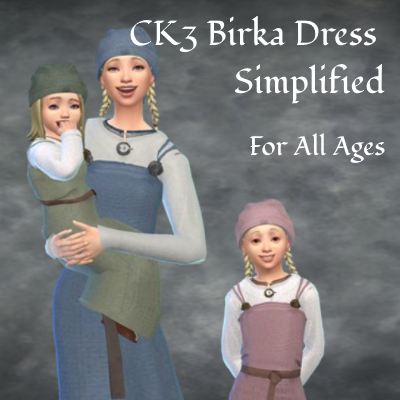 CK3 Birka Dress Simpler