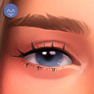 Yeux décolorés