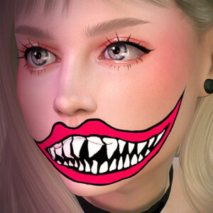 Sourire effrayant
