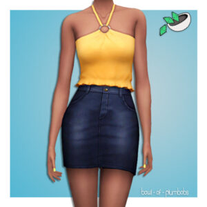 Sugar Halter Top by Bowl-Of-Plumbobs