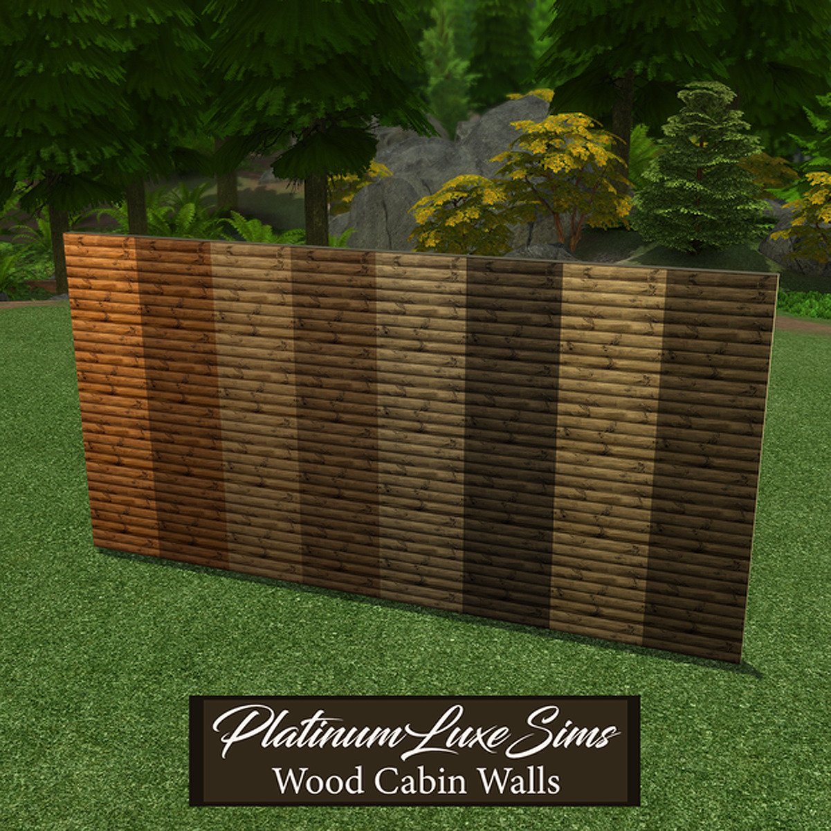 Murs de cabines en bois