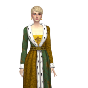 Robe à ceinture en soie Queen Mt4