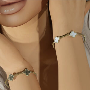 Bracelet trèfle de luxe