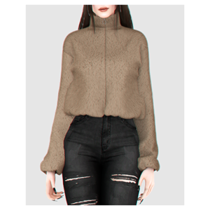 Veste courte en sherpa