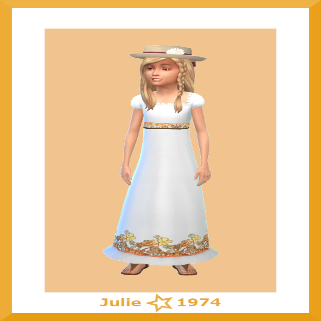 La robe d'anniversaire de Julie