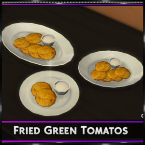 Recette personnalisée : Tomates vertes frites