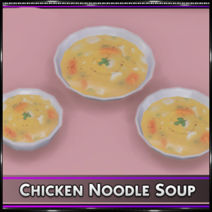 Recette personnalisée : Soupe au poulet et aux nouilles