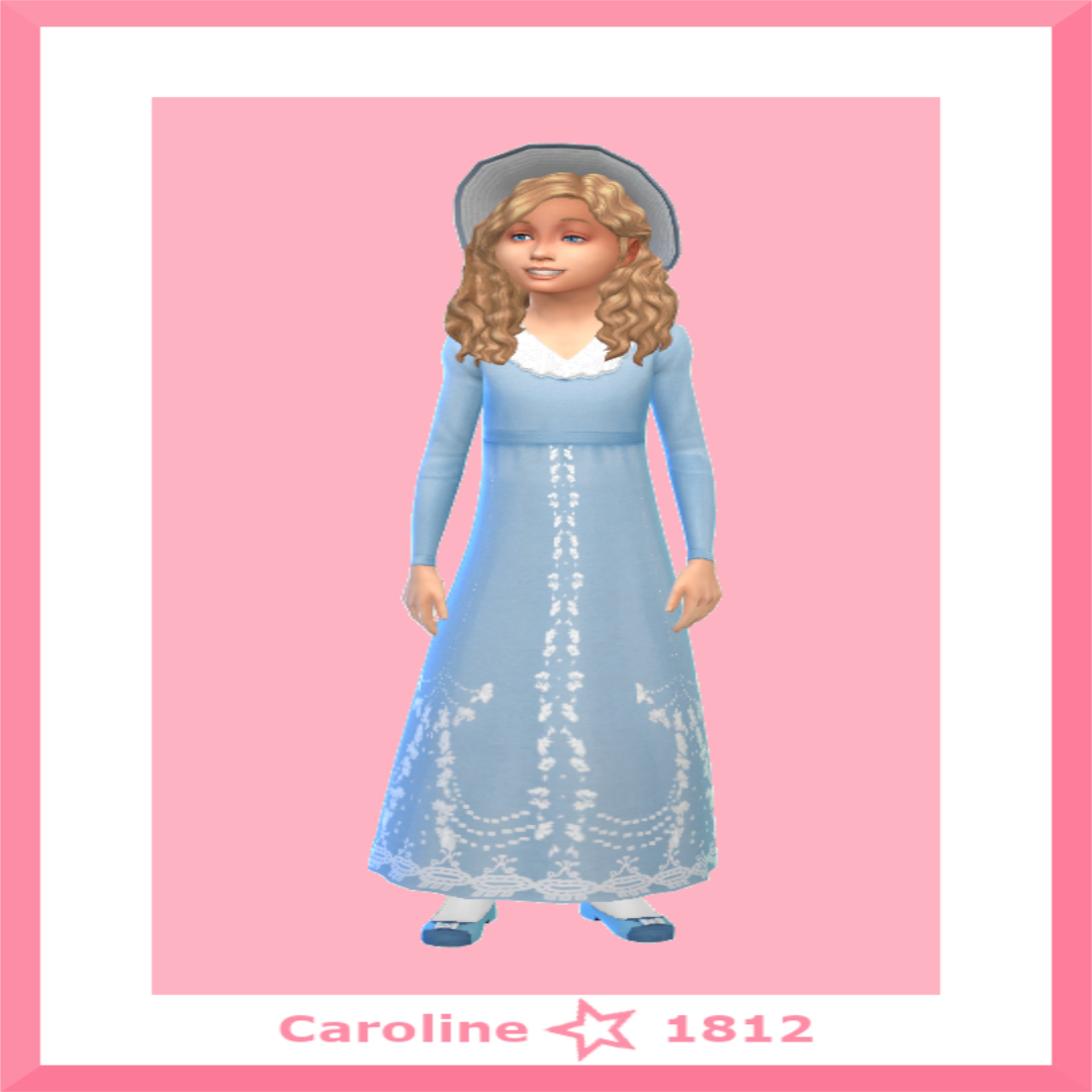 La tenue d'anniversaire de Caroline