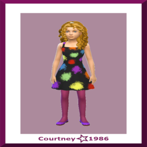 Courtney's Splatter Print Dress