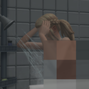 BG - Pipi dans la douche