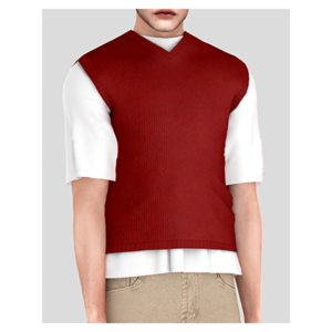Tee-shirt Ellis avec gilet en tricot