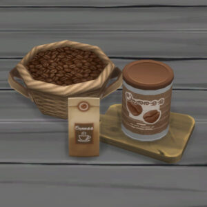 Café noir ingrédient moulu