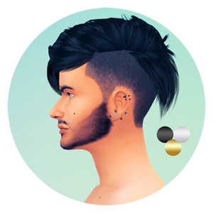 Boucles d'oreilles style punk pour garçons