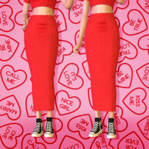 Jupe longue tubulaire - Valentines 2023