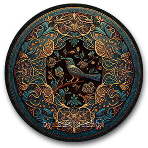Tapis rond Classic Bird #4