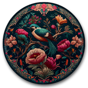 Tapis rond Classic Bird #1