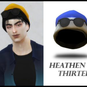 Bonnet avec lunettes (chapeau)