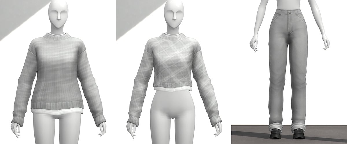 Winter City - F Wynter Sweater & Cypress Jeans Set (Féminin)