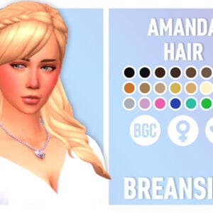 Amanda Hair by BreAnSims