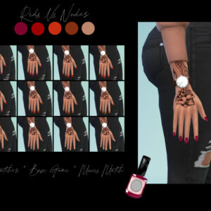 Red vs Natural - Set de vernis à ongles Basegame