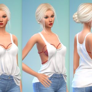 Myrtille - Authentic Tucked Top
