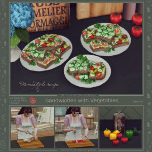 Sandwichs aux légumes