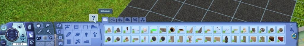 Mode débogage buydebug Sims 3