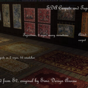 SDA tapis et tapisseries médiévaux
