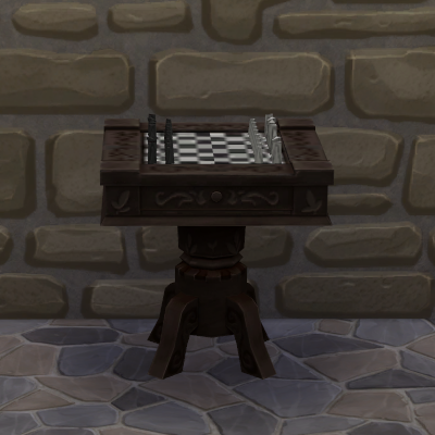 Table d'échecs en bois TSM