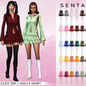 Top Cleo et jupe Holly