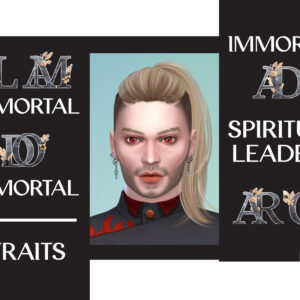 Leaders spirituels immortels - 6 caractéristiques des Sims