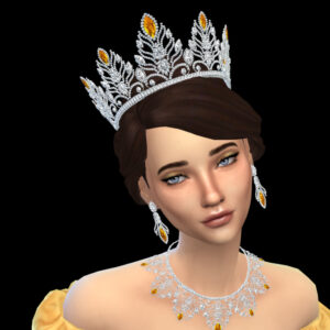 Diadème royal en citrine