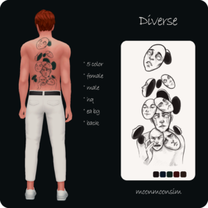 Plusieurs tatouages
