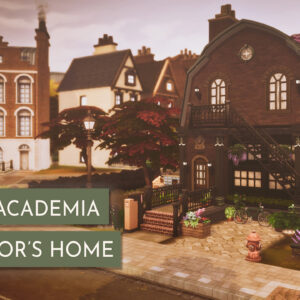 La maison du professeur Earthy Academia