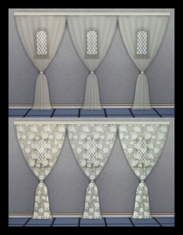 Rideaux longs transparents sans effort - Imagen 5